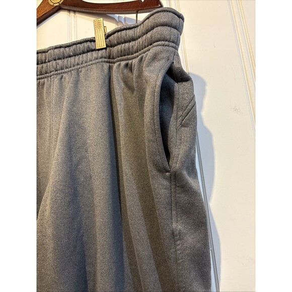 Under Armour Men's Rival Fleece Loose Fitting Sweatpants 3XL Charcoal Gray - Picture 4 of 15
